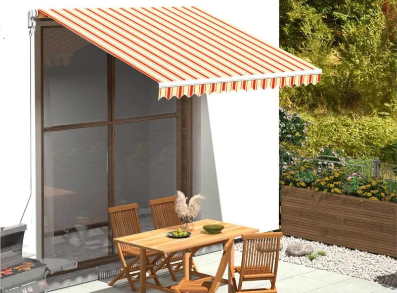 Replacement-Fabric-for-Awning-Yellow-and-Orange